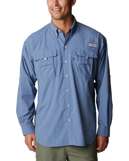 Columbia Men’s Bahama II Long-Sleeve Shirt (Sail)